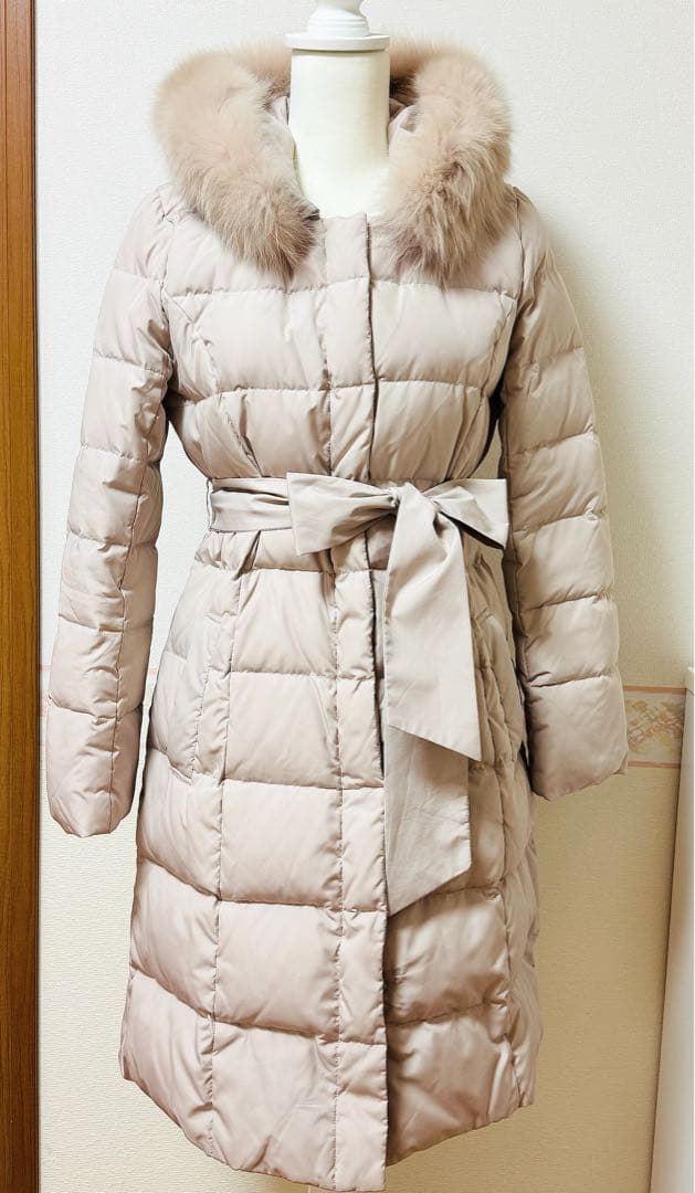 ファー付フードダウンコート