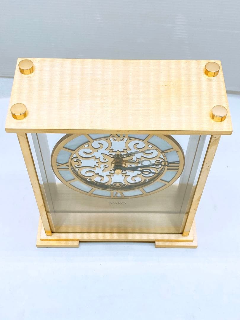 A*a様 希少・美品 GINZA WAKO 置時計 SHK025G 銀座和光 O