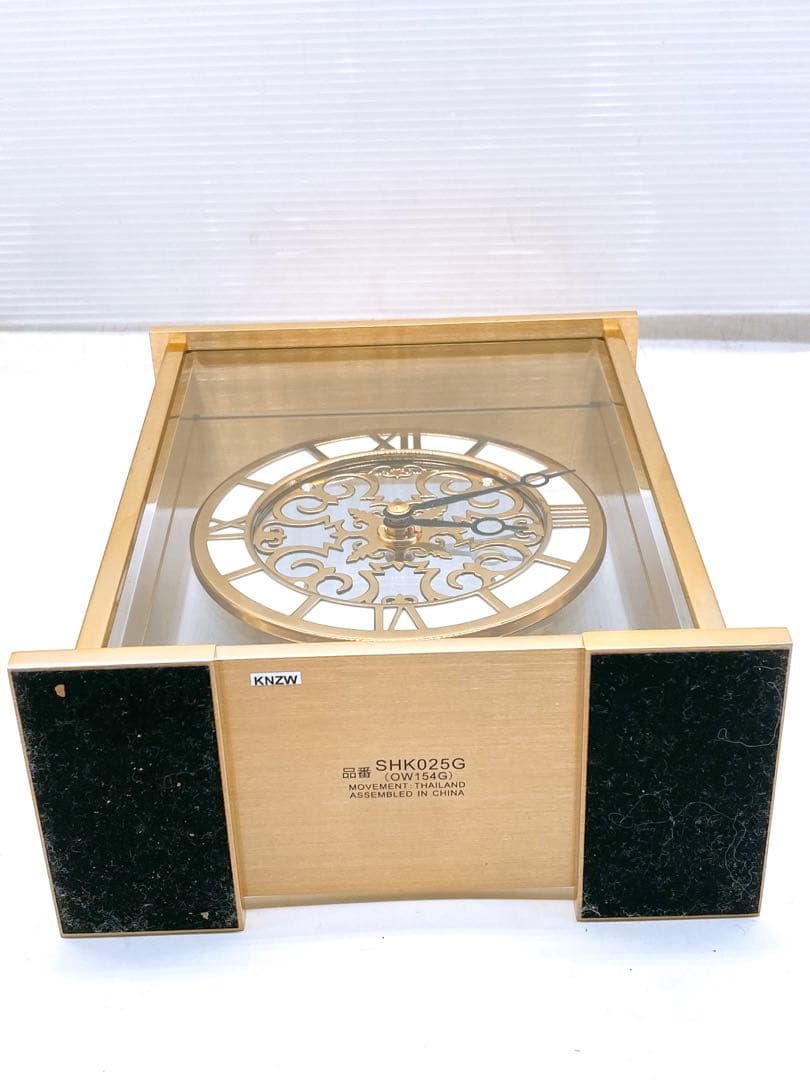 A*a様 希少・美品 GINZA WAKO 置時計 SHK025G 銀座和光 O