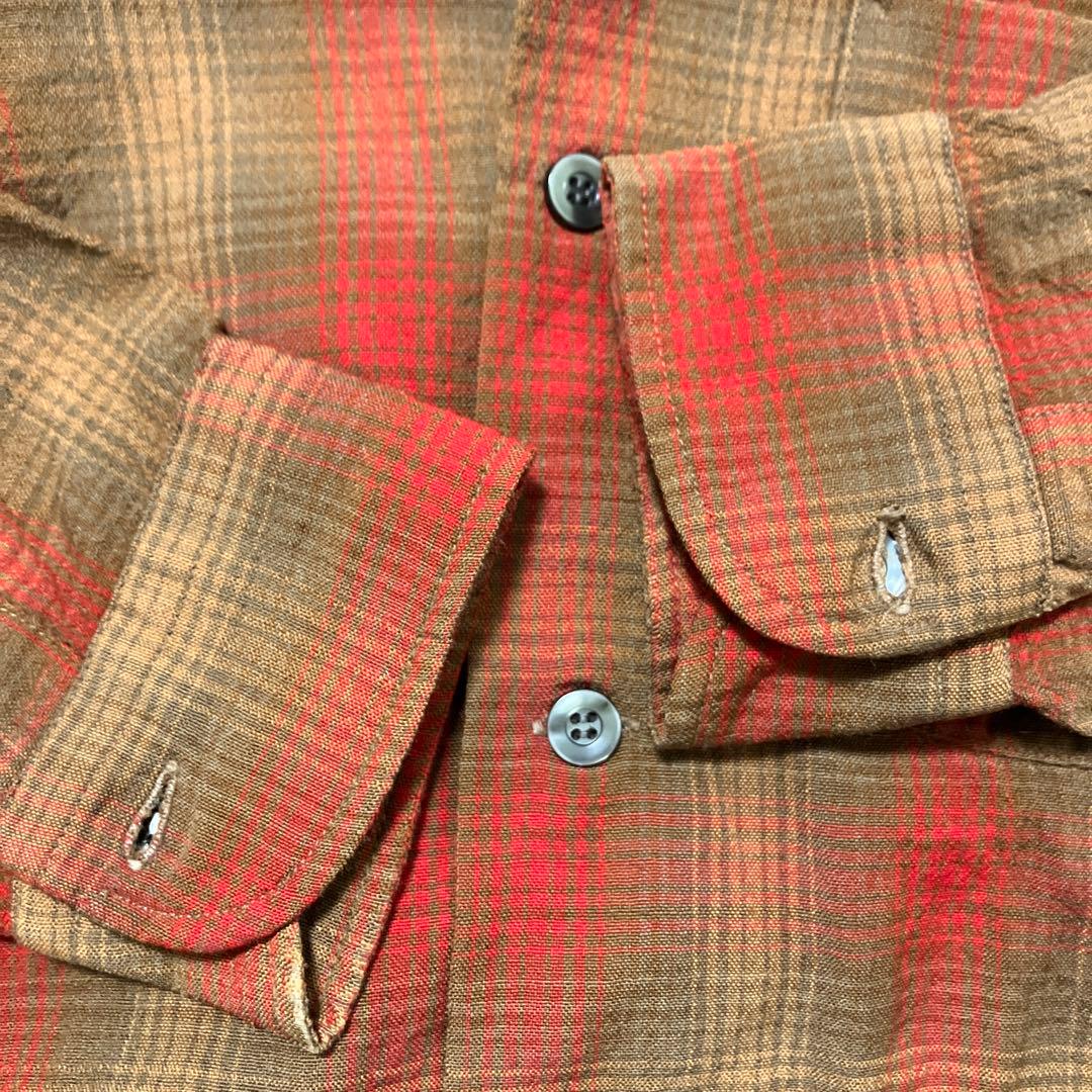 Pendleton 70s ペンドルトン ボードシャツ オンブレ ウールシャツ