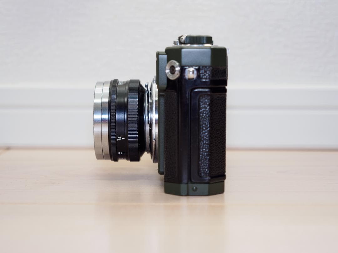 極美品 Nikon S3 レンジファインダー 後塗り ミリタリーグリーン 完動品