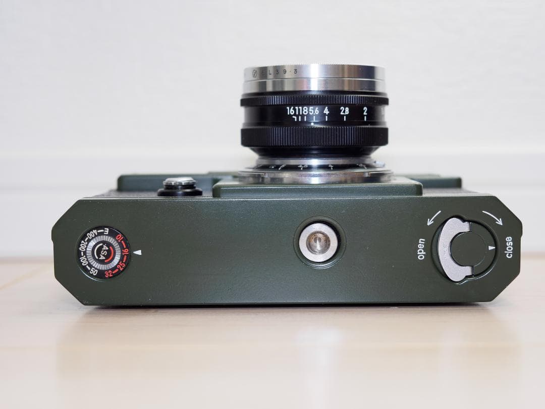 極美品 Nikon S3 レンジファインダー 後塗り ミリタリーグリーン 完動品