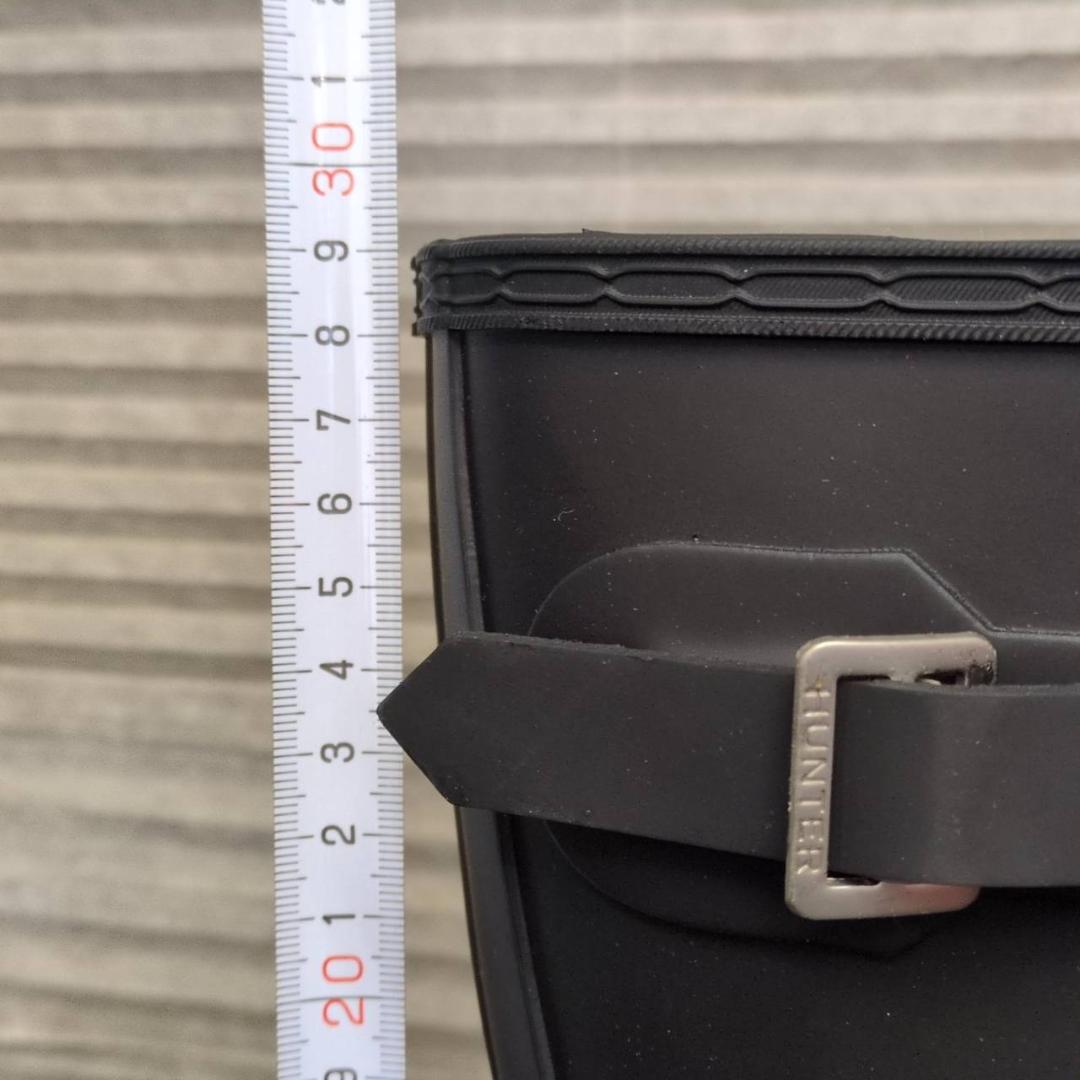 ☆未使用　HUNTER　ショートレインブーツ　WFS1000RMA　US8