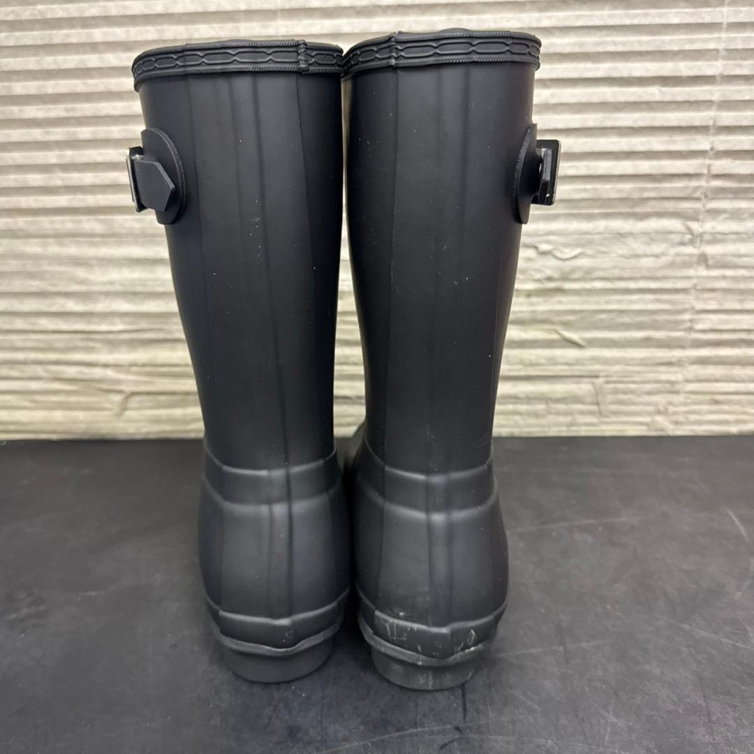 ☆未使用　HUNTER　ショートレインブーツ　WFS1000RMA　US8