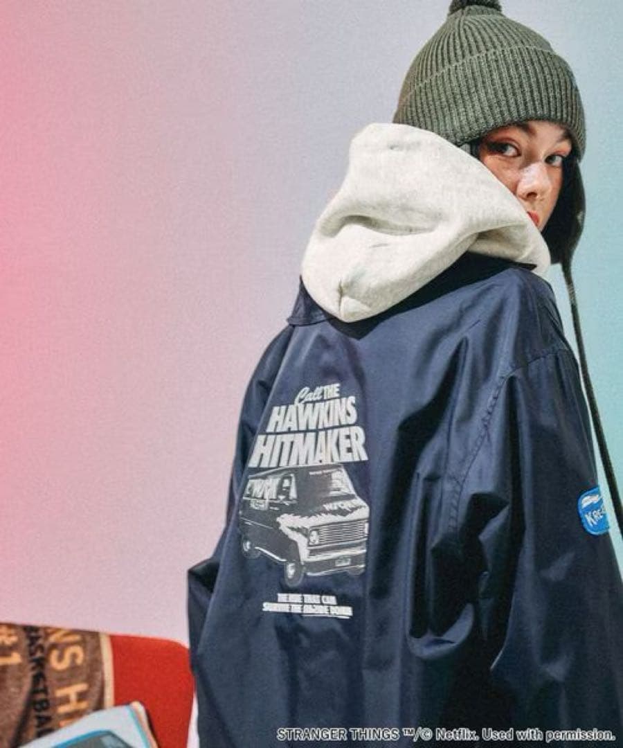niko and... STRANGER THINGS コラボ コーチジャケット