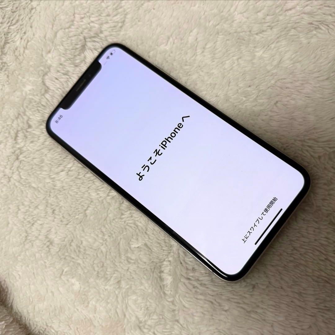 iPhone X 本体 64GB SIMフリー シルバー ジャンク