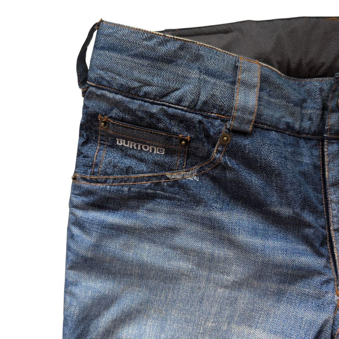 バートン スノボ用パンツ ゴアテックス ダメージジーンズタイプ Sサイズ