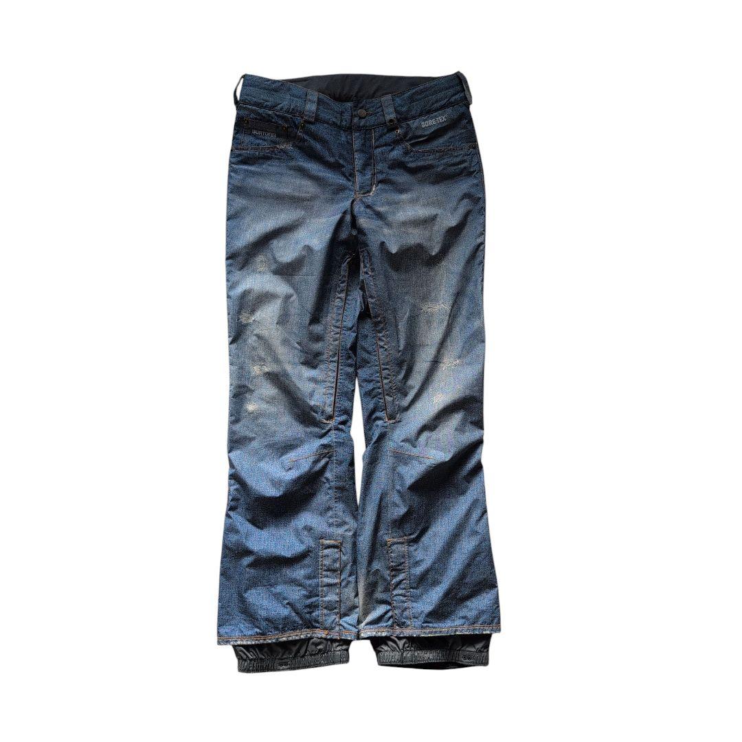 バートン スノボ用パンツ ゴアテックス ダメージジーンズタイプ Sサイズ