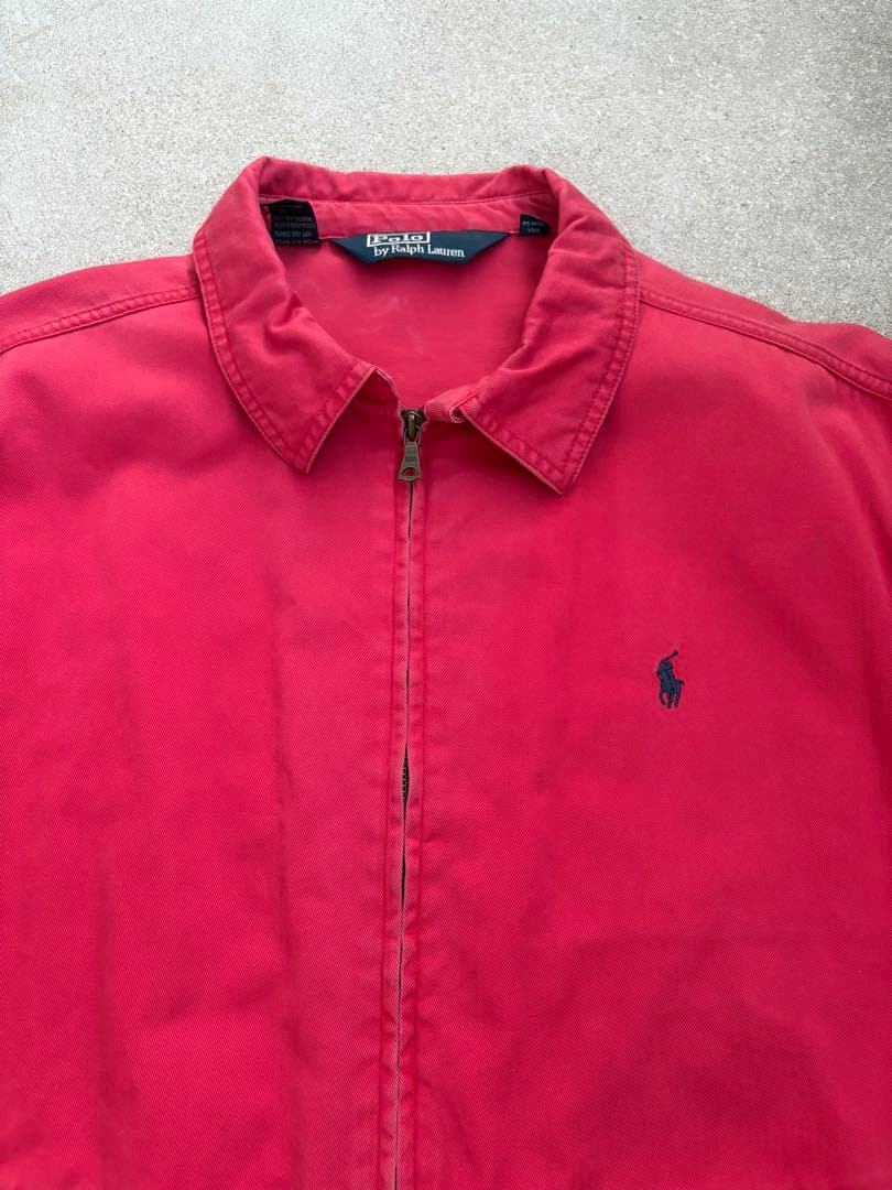 90s Polo by Ralph Lauren スウィングトップ　赤フェード