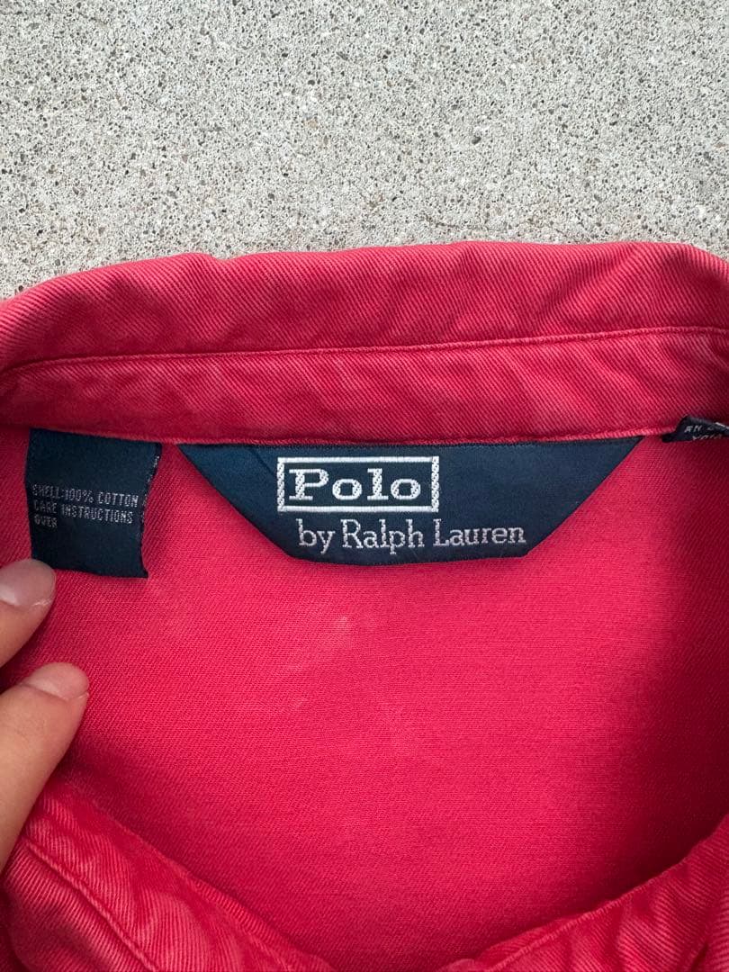 90s Polo by Ralph Lauren スウィングトップ　赤フェード