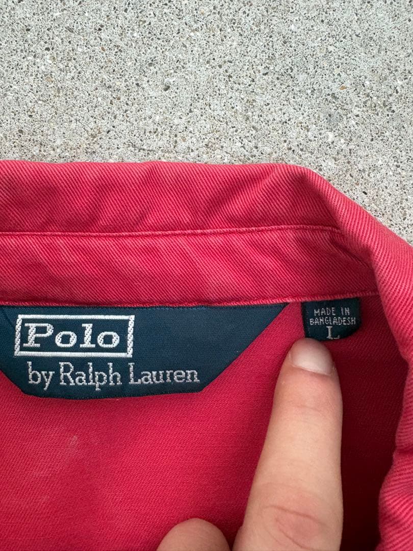 90s Polo by Ralph Lauren スウィングトップ　赤フェード
