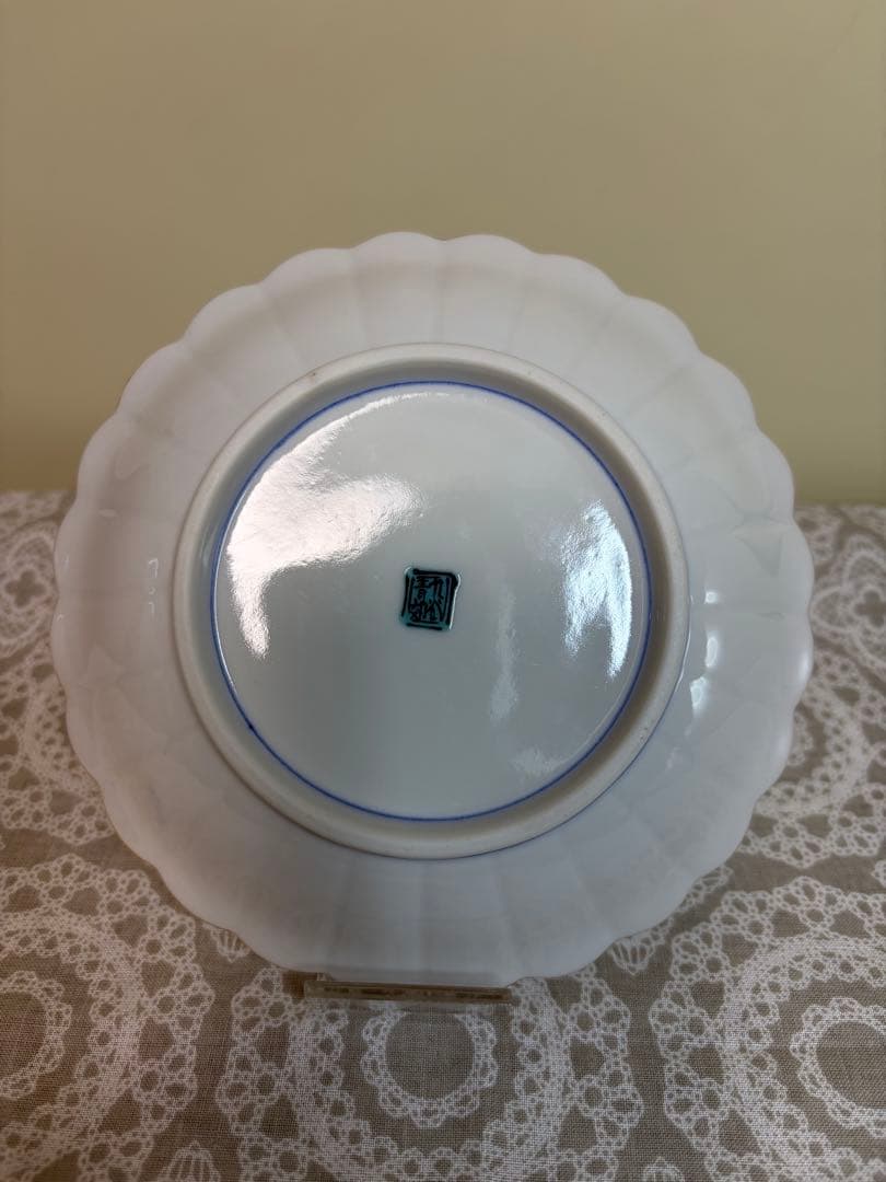 和風模様の陶磁器皿4枚セット