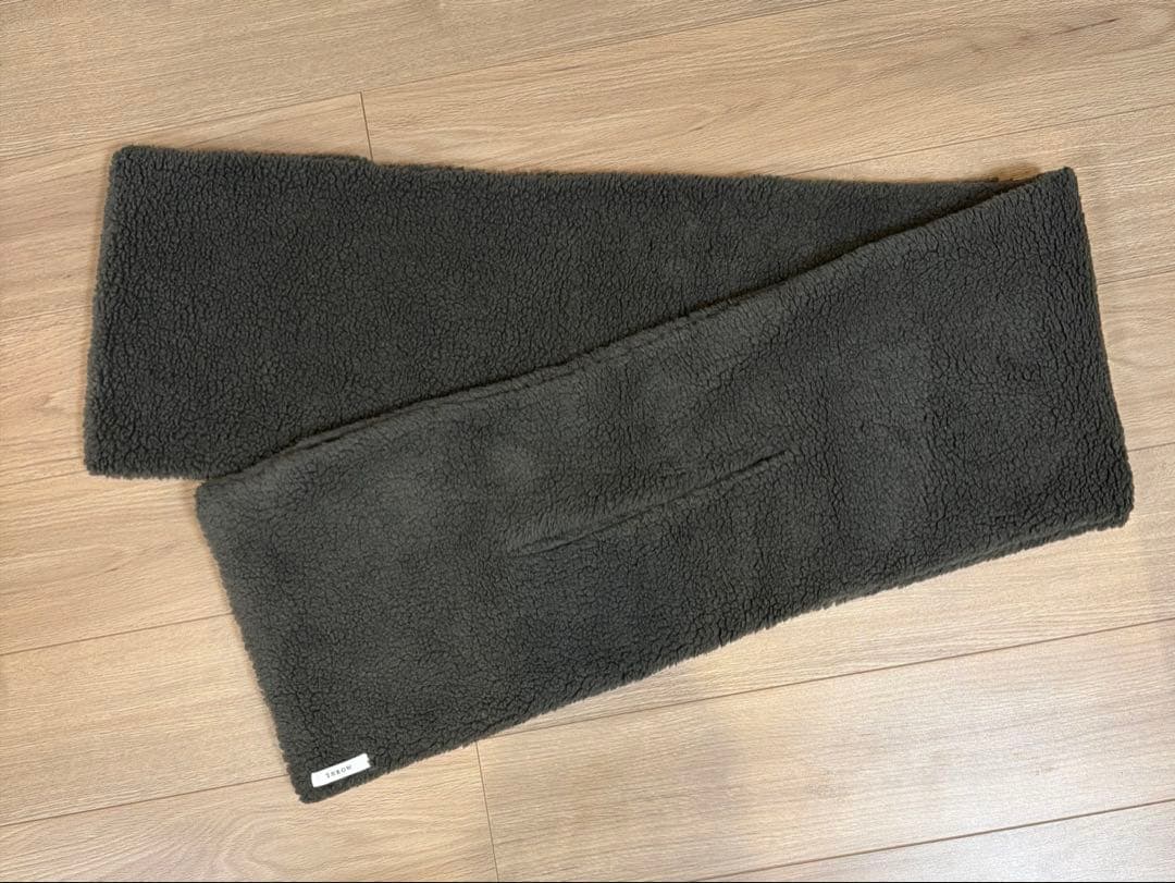 AP STUDIO THROW スロー ボアショール 別注色　カーキ　美品