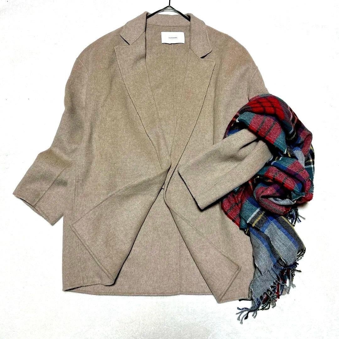 フレームワーク framework ウール リバーショートコート 羽織り