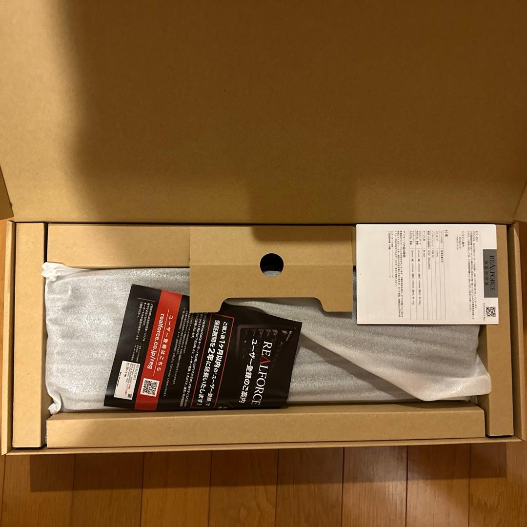 【新品未使用】REALFORCE R3SA31 ブラック キーボード本体