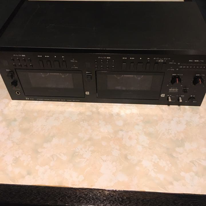 TOA ステレオ　ダブルカセットデッキ　md-2300