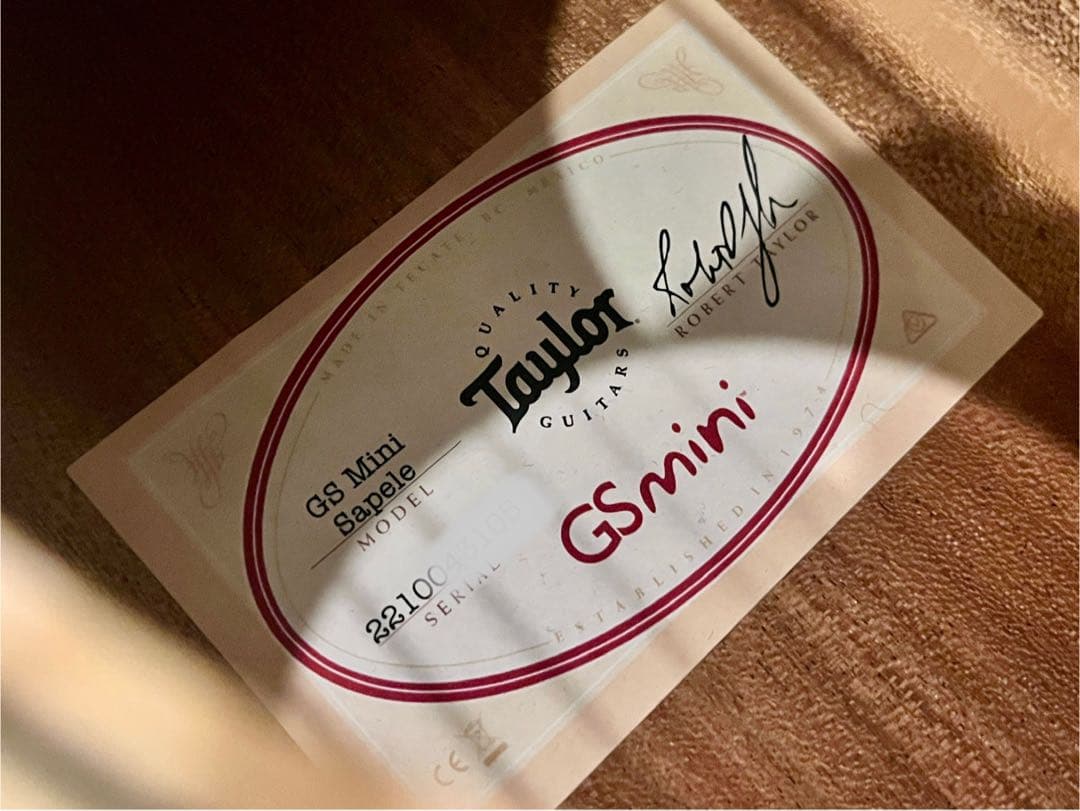 【美品】Taylor GS mini Sapele