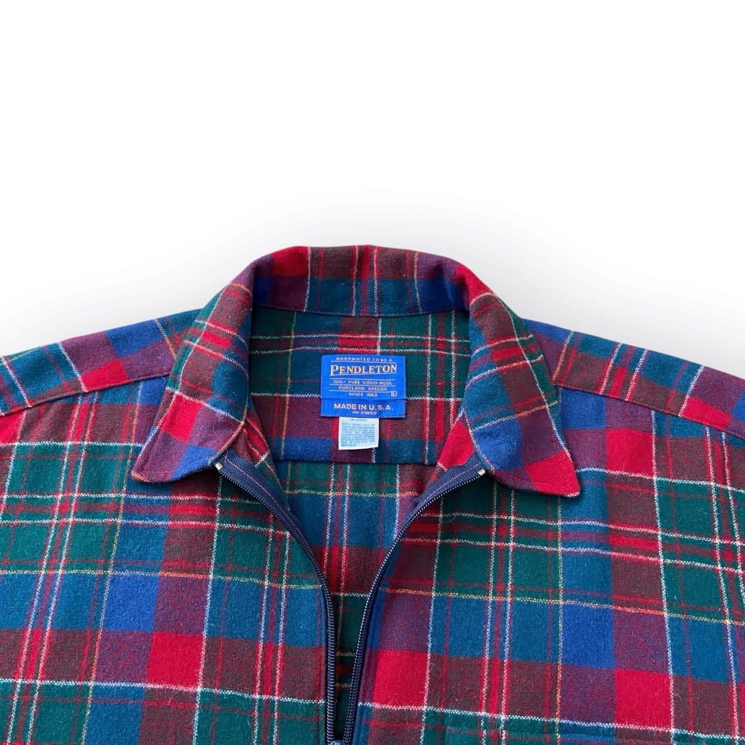 90s PENDLETON ペンドルトン プルオーバー ウール　シャツ USA製