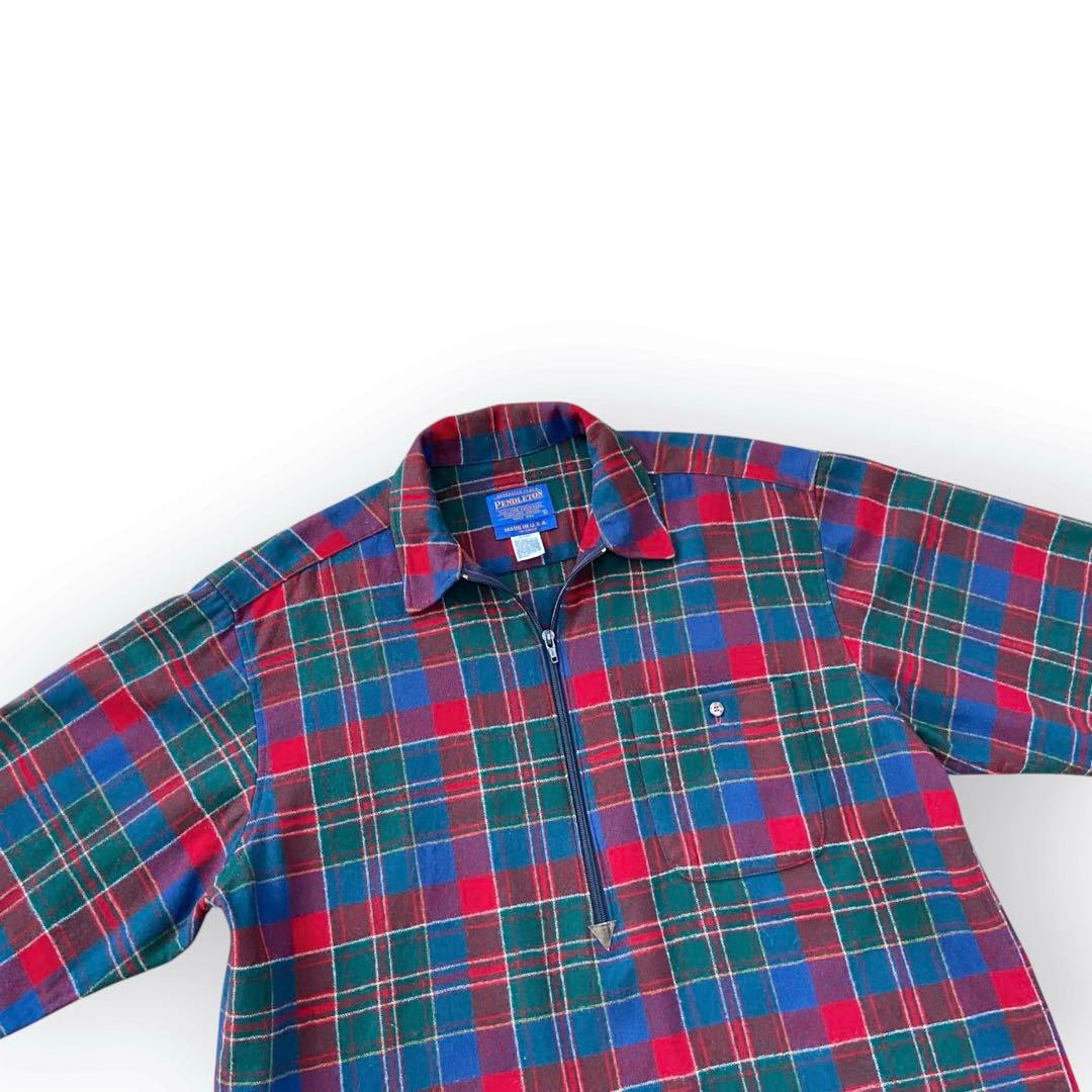 90s PENDLETON ペンドルトン プルオーバー ウール　シャツ USA製
