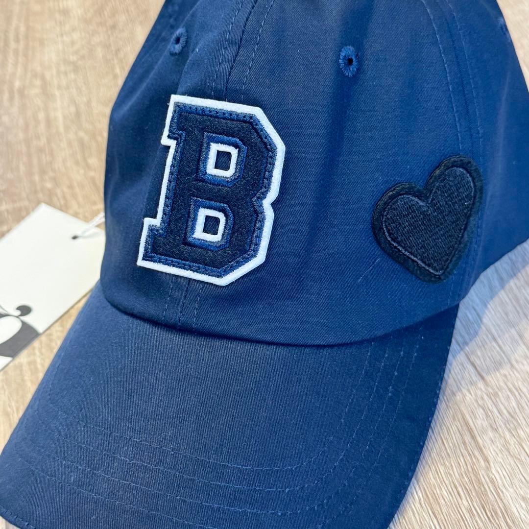 【完売品】Bibiy B. CLUB CAP ネイビー フラワー刺繍 キャップ