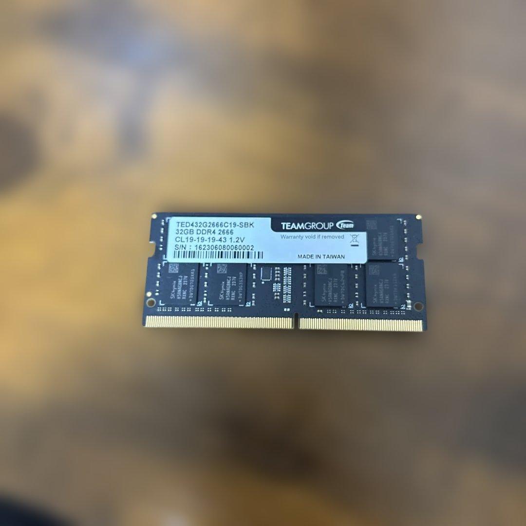 DDR4-2666 32g(ノートpc用)