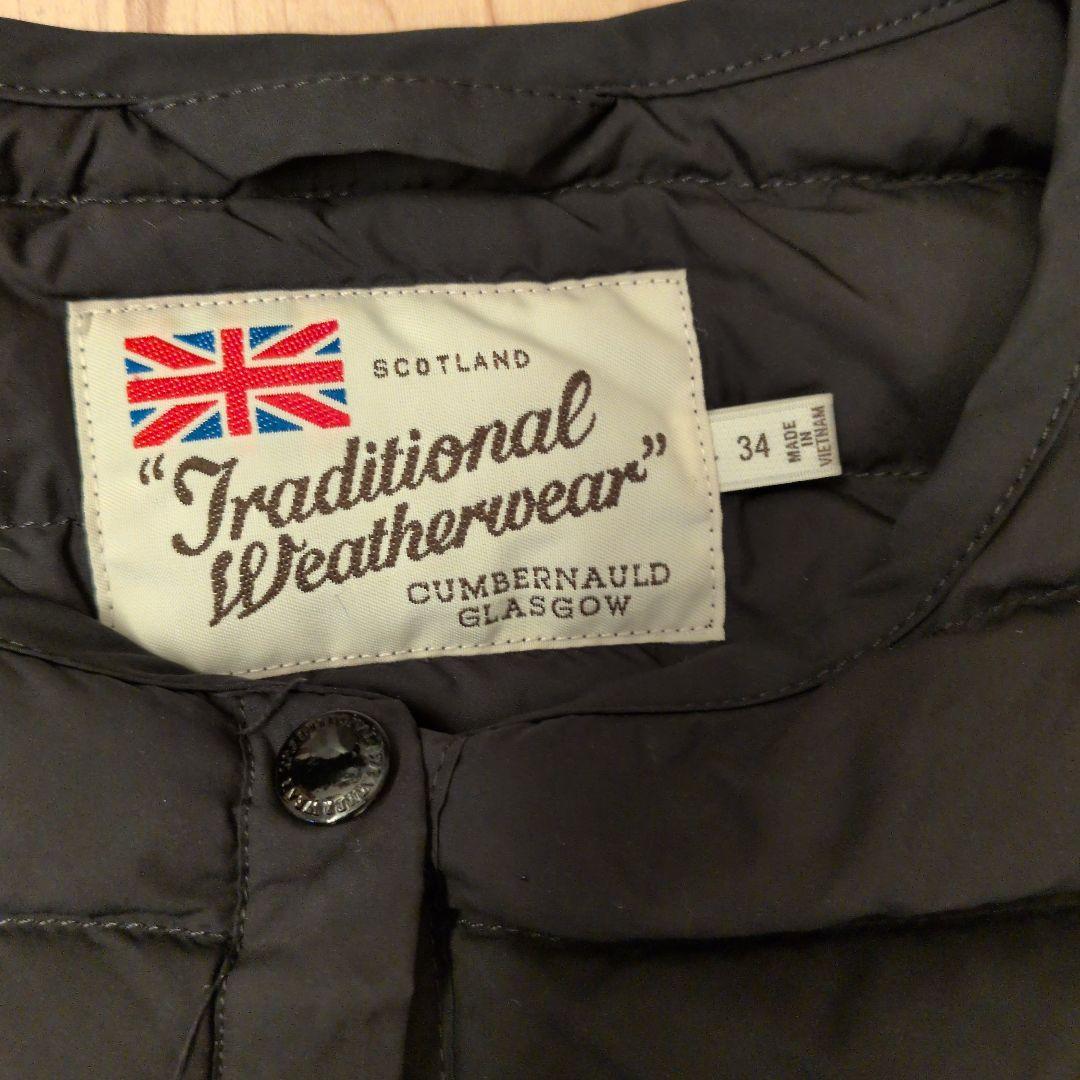 美品　Traditional Weatherwear ブラック　 ダウンコート