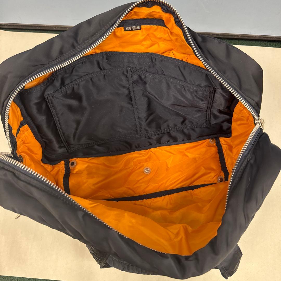 Lサイズ ヘッドポーター タンカー スクールバッグ　ボストンバッグ　ネイビー