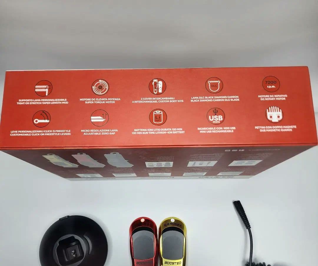 Gamma+ Boosted バリカン 3色カバー付