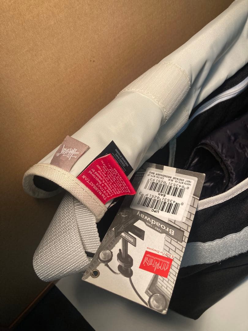 マンハッタンポーテージ x ステューシー ダブルネームメッセンジャーバッグ