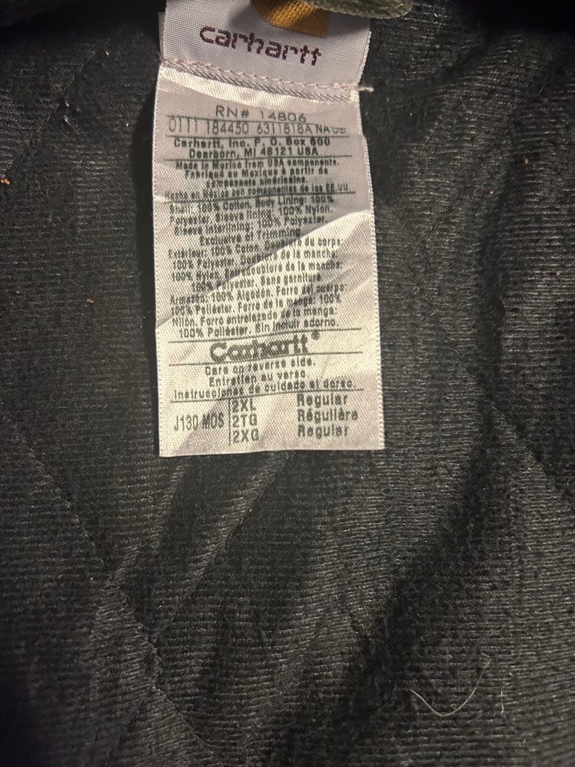 carhartt アクティブ ジャケット 定番 ダック地 オーバーサイズ
