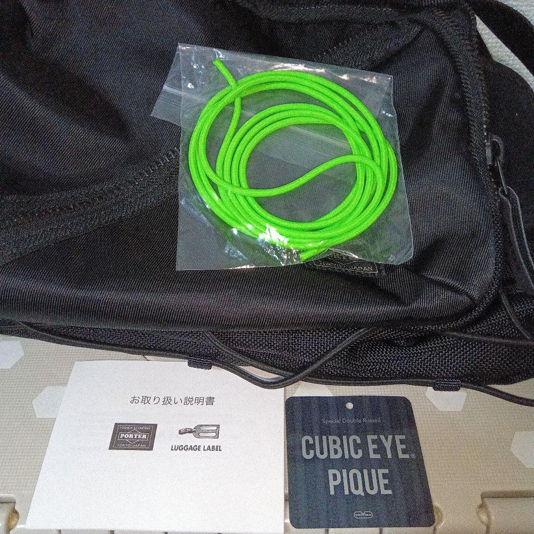 吉田カバン　PORTER ボディバッグシングス　 ブラック