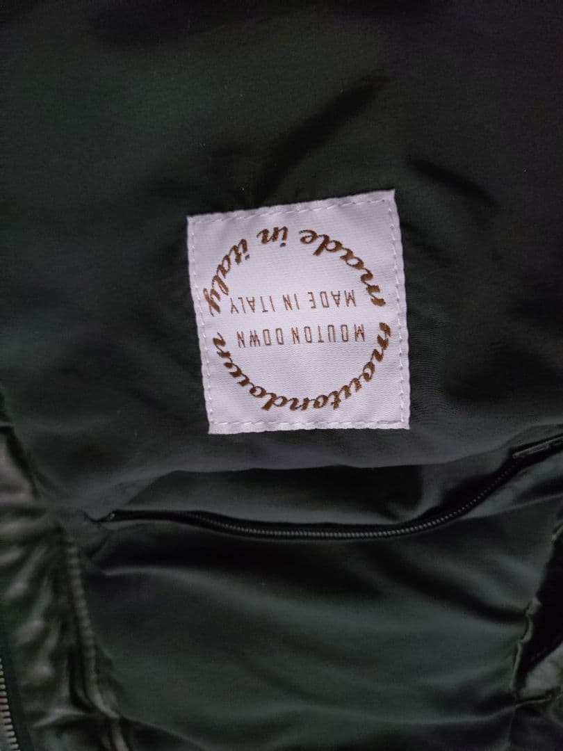 レア♪EMMETI エンメティ メンズ レザー ダウンベスト ブラック♪