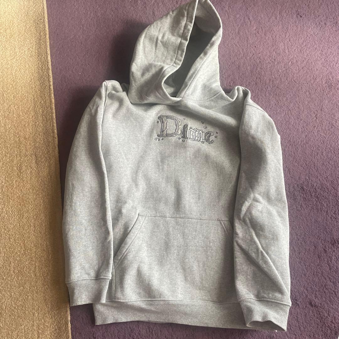 Dime グレー パーカー XL