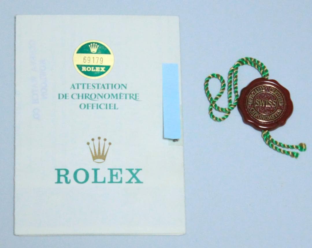 ロレックスデイトジャスト６９１７９の関連品など合計５点