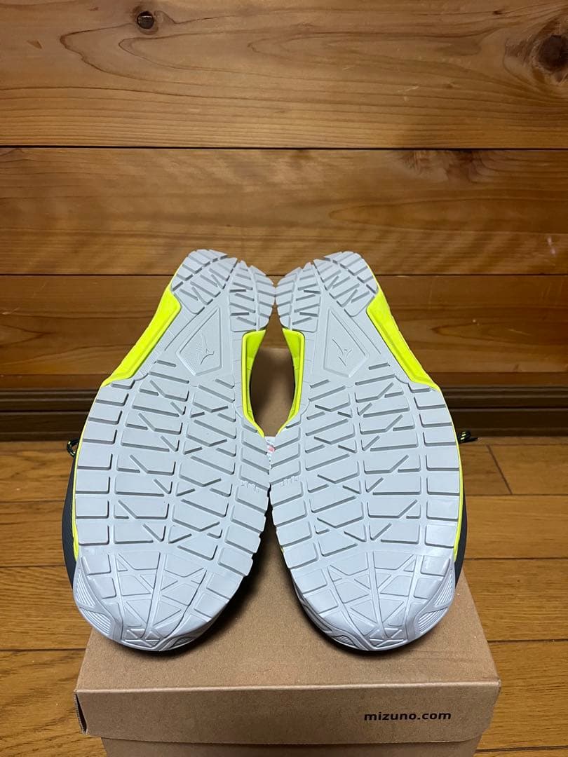 Mizuno 安全靴 ALMIGHTY AS15L グレー/イエロー
