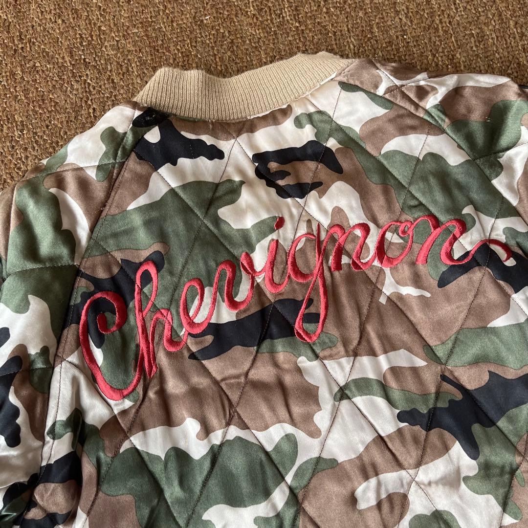 90s 別珍 スカジャン ピンクロ vintage 鷹 虎（検 50s 60s