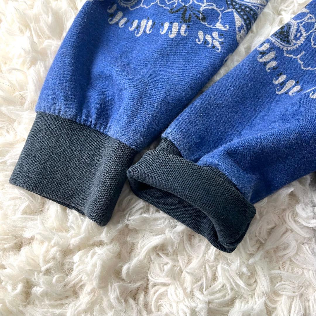 希少XLサイズ ETRO エトロ ブルゾン バンダナ柄 ダブルジップ 近年