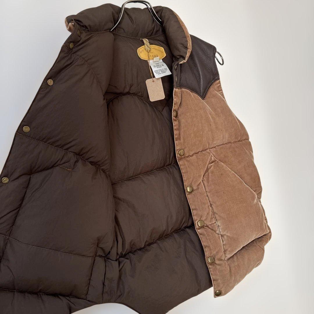 R00699 BEAMS ロッキーマウンテンフェザーベッド ベストダウン 36