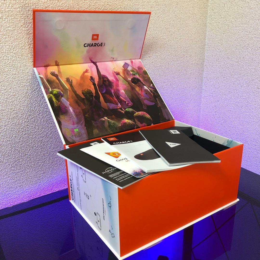 JBL　ポータブルBluetoothスピーカー　CHARGE3　ワイヤレス