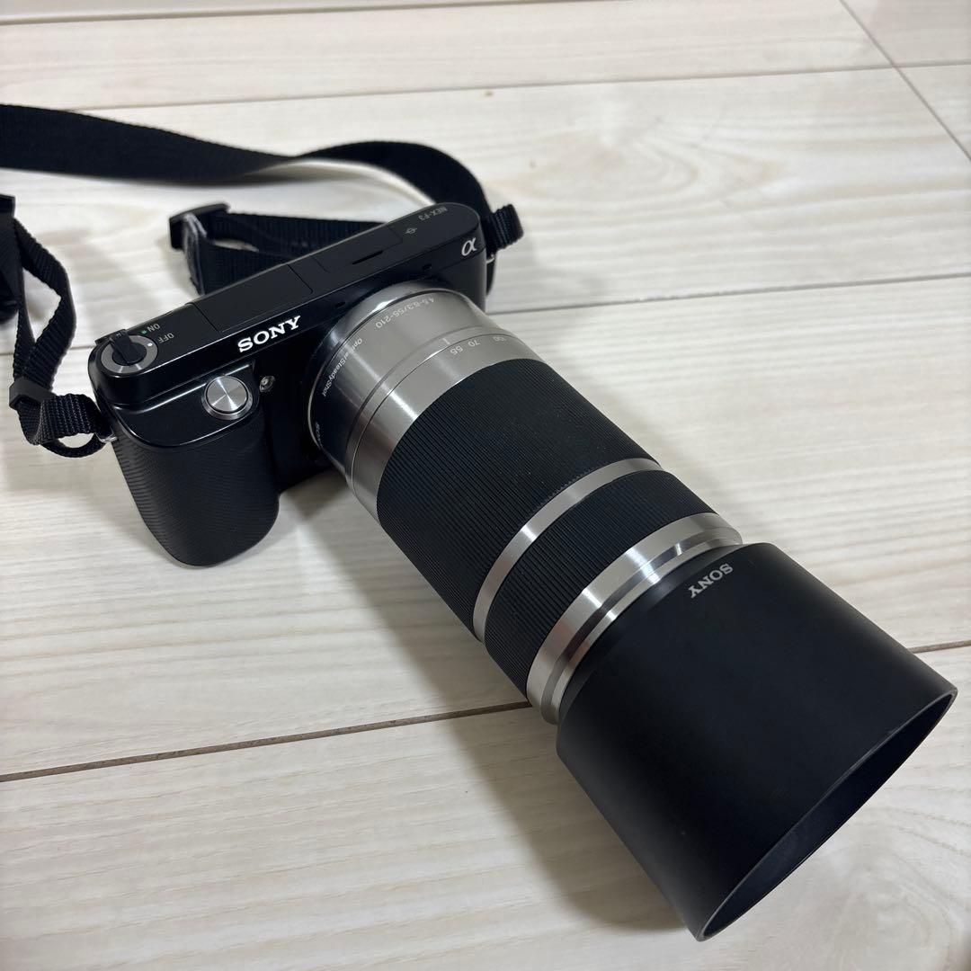 Sony NEX-F3 ミラーレス一眼 付属レンズ2本