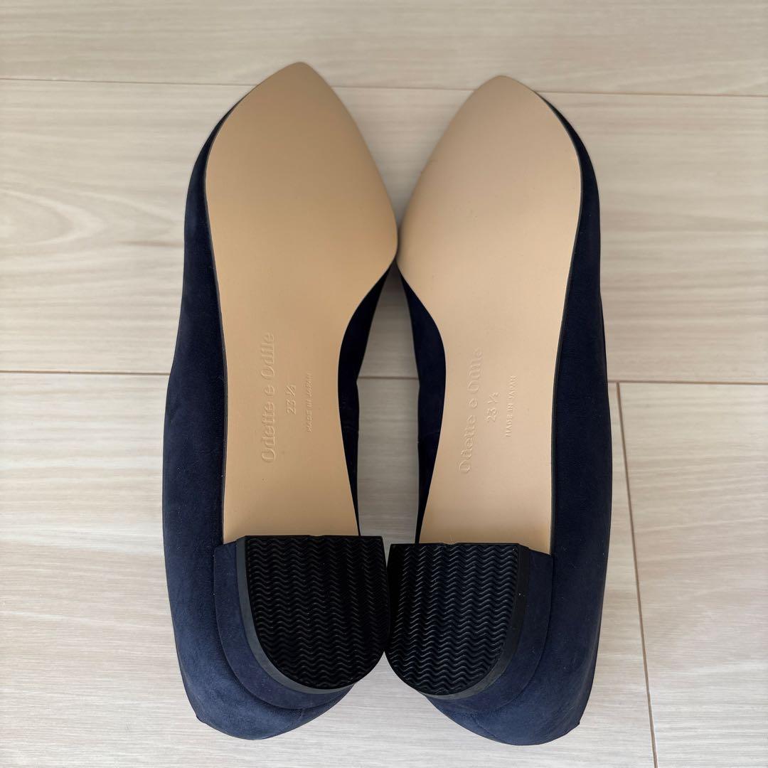 ＊新品未使用＊オデットエオディール ポインテッドプレーン ネイビー