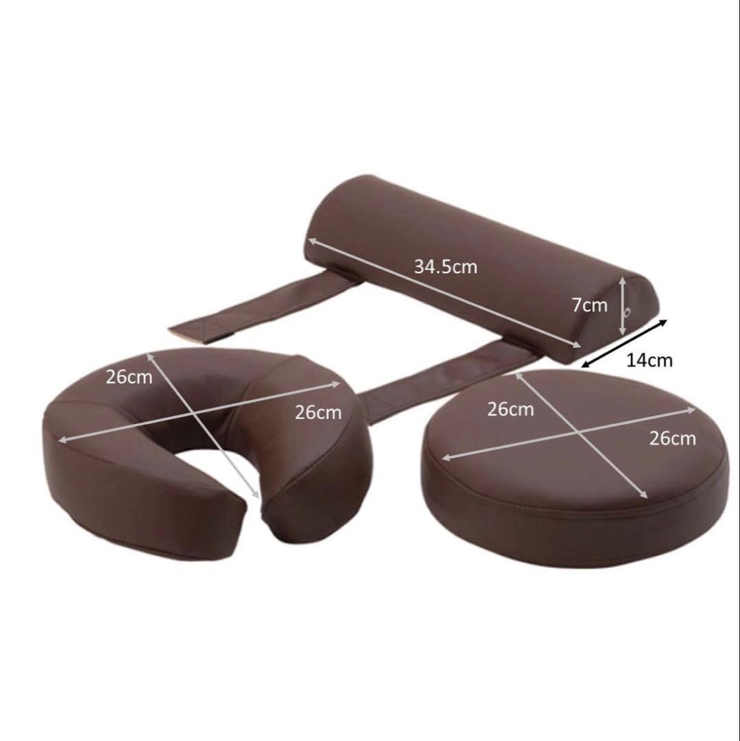 高級低反発木製折りたたみリクライニングベッド　ベージュ　エステベッド