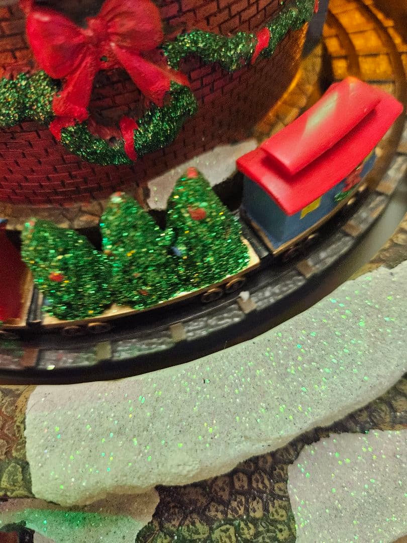 希少　クリスマス　ジオラマ　オブジェ　イルミネーション　クリスマスソング