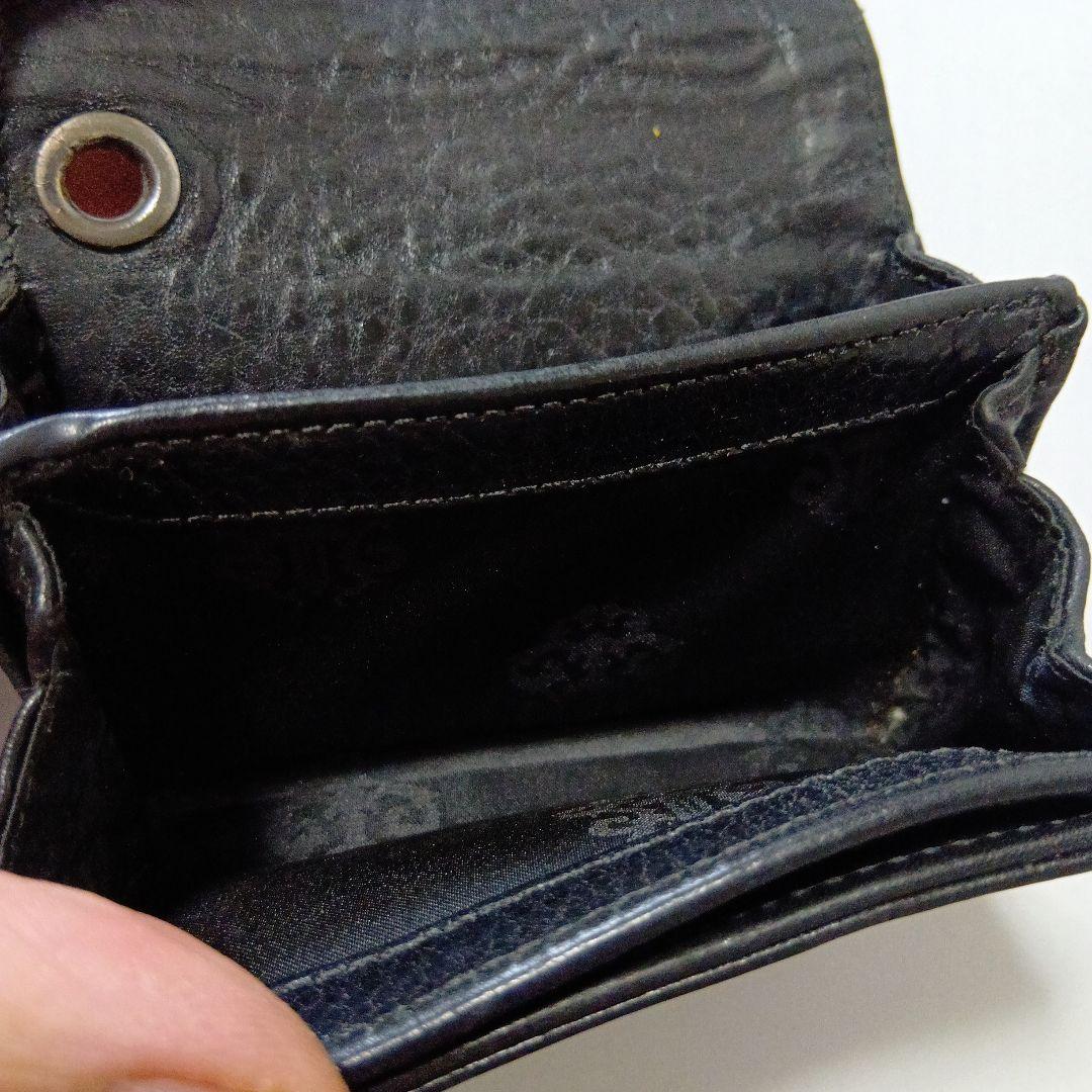 値下げしました★Chrome Hearts 黒 レザー タイニーウォレット
