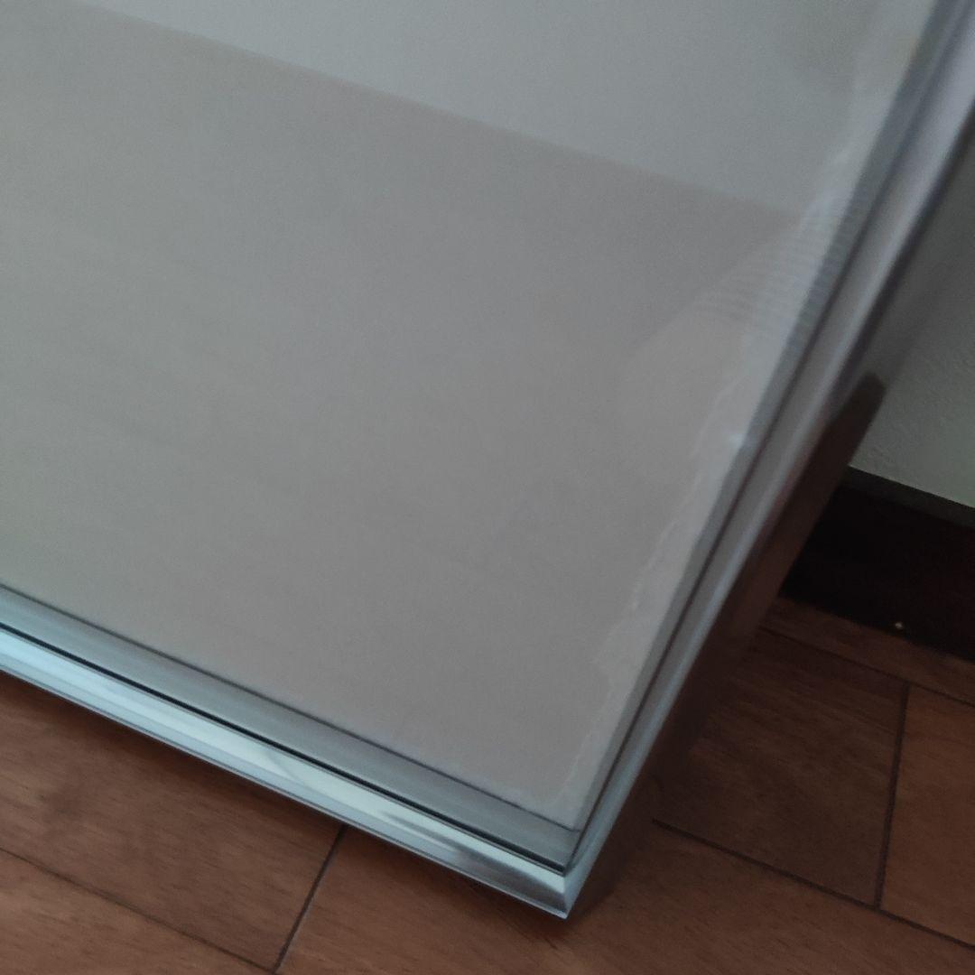 お値下げ！書道額　アルミニウム製シルバーフレーム 大正方形　箱使用感あり