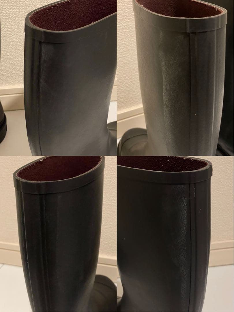 CHANEL シャネル レインブーツ ロングブーツ ブラック 41 正規品 箱付