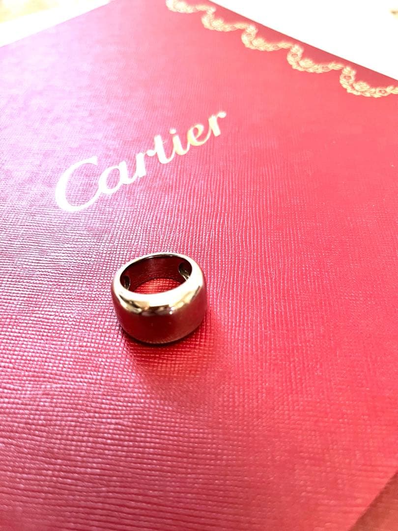 希少　Cartier ヌーベルバーグ　ホワイトゴールド　リング　#51