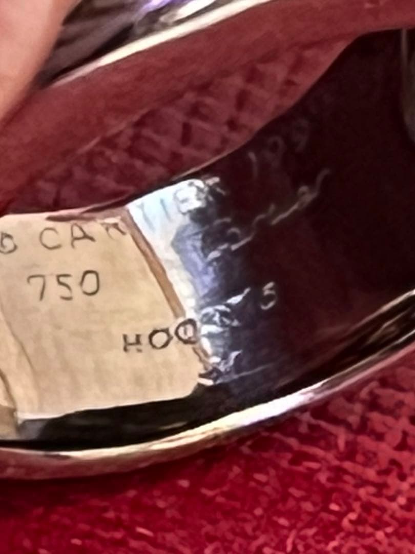 希少　Cartier ヌーベルバーグ　ホワイトゴールド　リング　#51