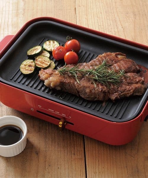 限定カラー BRUNO コンパクトホットプレート コンプリートセット チリレッド