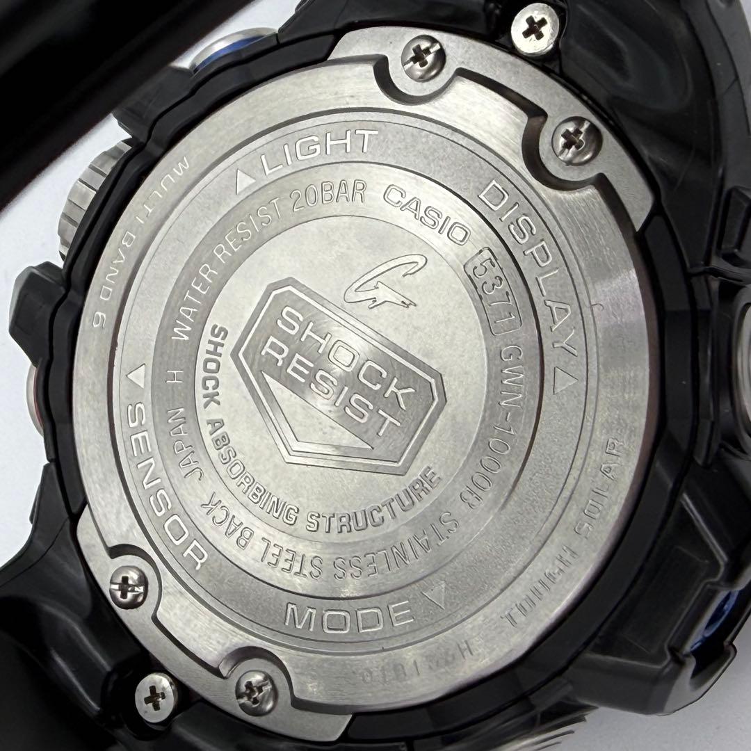 美品 カシオ G-SHOCK ガルフマスター　GWN-1000B デジアナ